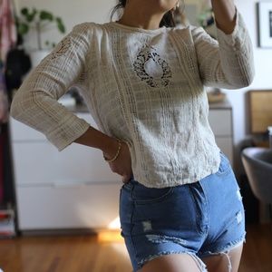 ZARA SEMI CROPPED TOP